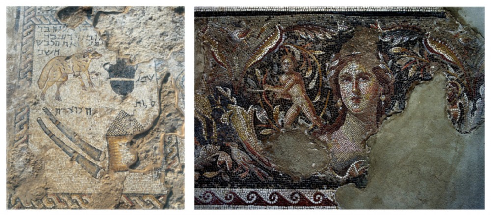 Sepphoris mosaics. photos by Gabi Laron
