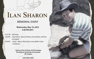 Evening in memory of Prof. Ilan Sharon